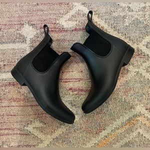J. Crew Chelsea Rain Boots, size 8, VGUC